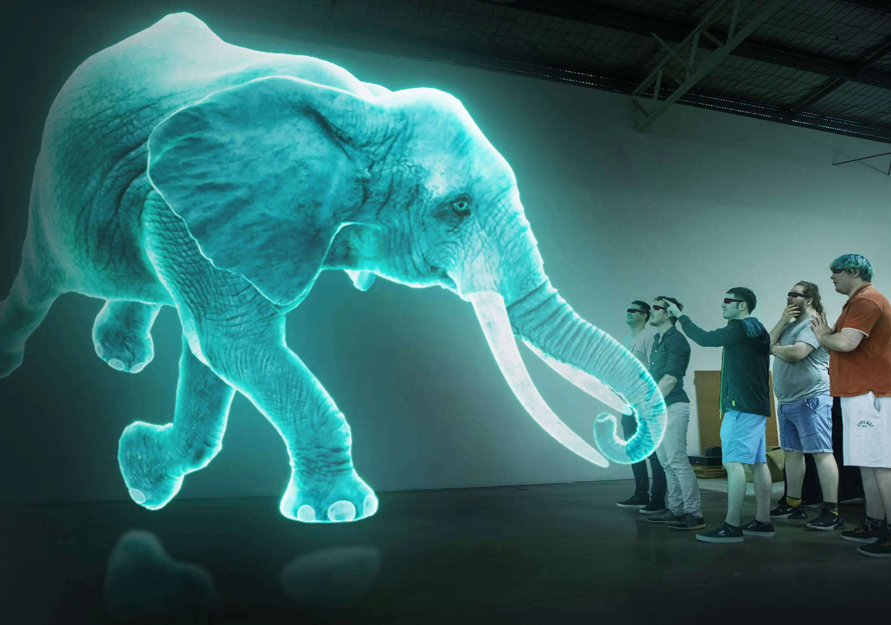 Here’s a first, Hologram Zoo